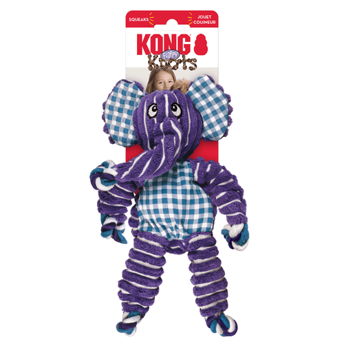 KONG Floppy Knots Elephant Medium/Large